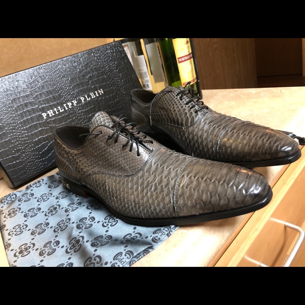 Rare Limited Phillip Plein Snake Skin King shoe